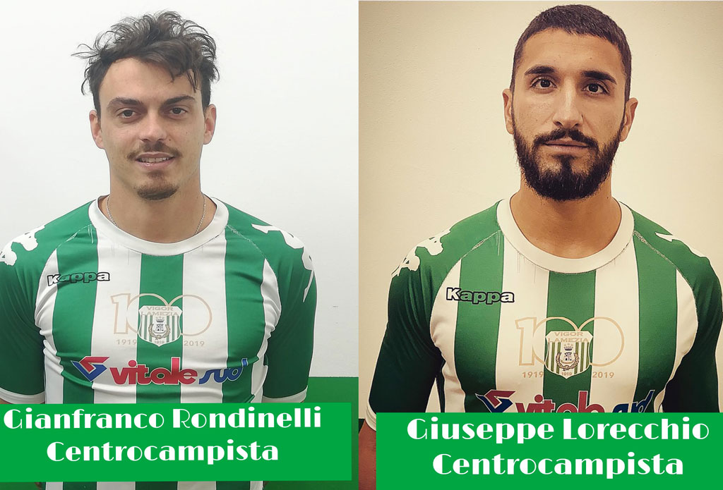 Tesserati i centrocampisti Rondinelli e Lorecchio alla Vigor Lamezia Calcio 1919
