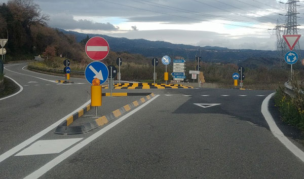 Conclusi lavori nuova rotatoria tra Sp 84 e Sp 80 nel territorio di Serrastretta