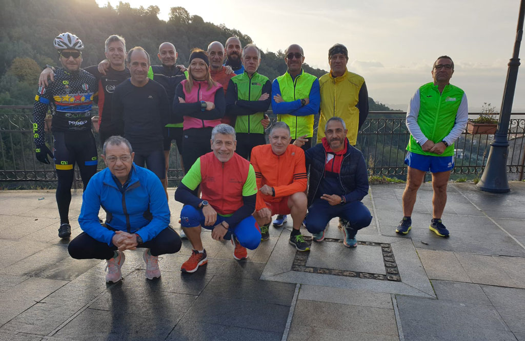 Gruppo di runner da Feroleto a Lamezia in onore dell'Immacolata