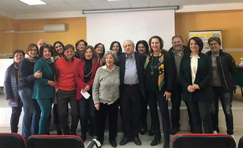 Lamezia, il professor Francesco Sabatini in visita al Polo Tecnologico
