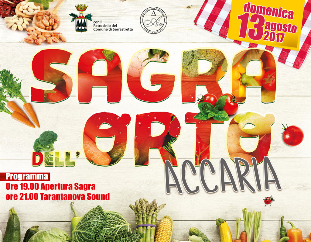 Sagra dell’orto” il 13 agosto ad Accaria di Serrastretta