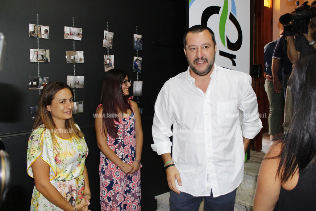 Tappa anche a Lamezia per il tour di Matteo Salvini: "Governo parla tanto ma conclude poco per la Calabria”