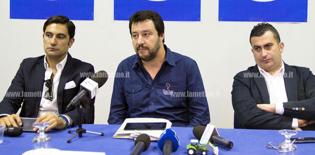 Salvini a Lamezia: qui per qualche posto di lavoro in più e qualche immigrato in meno