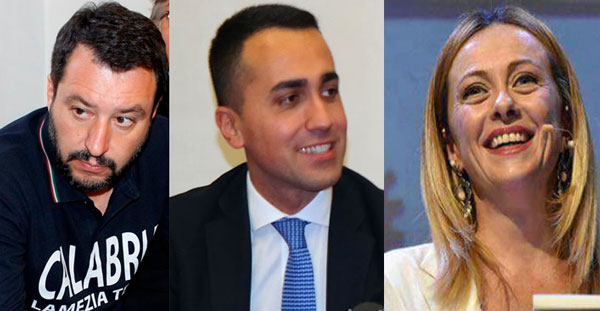 I big della politica arrivano in Calabria: attesi Salvini, Di Maio e Meloni 