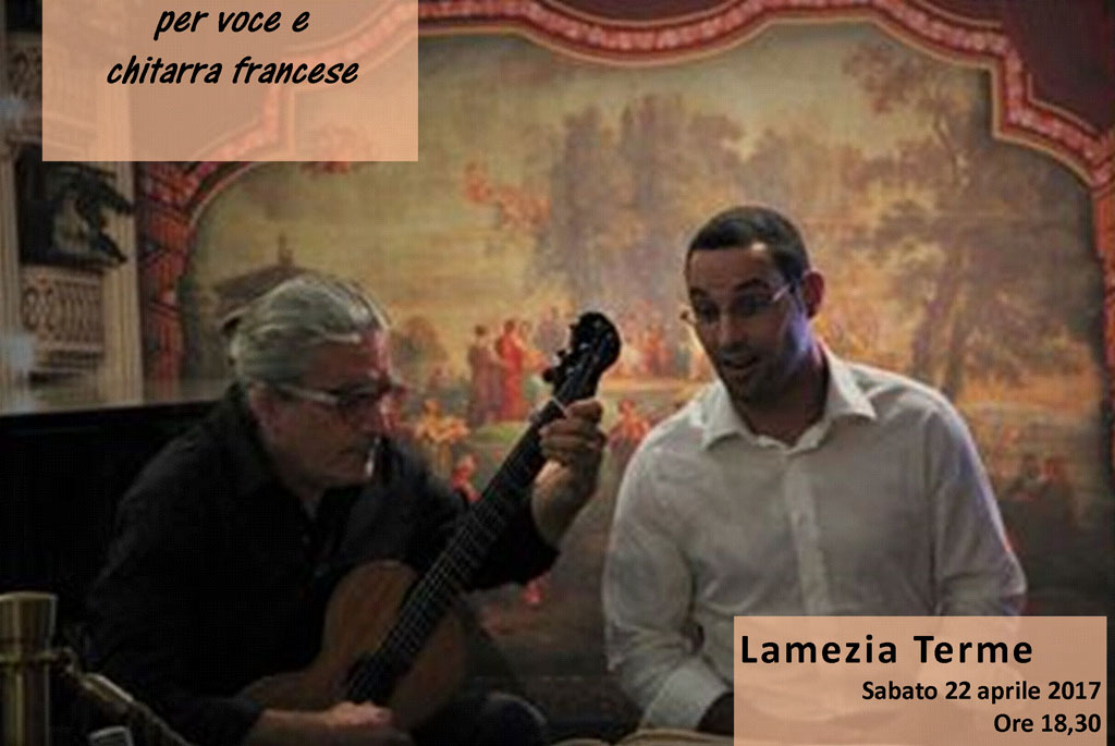 Lamezia, "Arie di primavera" a Samarcanda con il duo Fittante-Paola