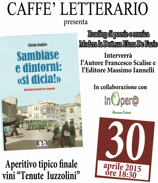 Giovedì presentazione libro “Sambiase e dintorni: si dicia” di Francesco Scalise