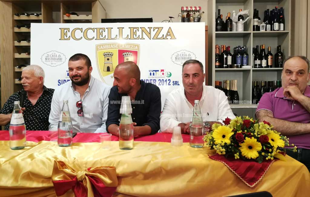 Calcio, presentato il "Sambiase Lamezia 1923" in vista del nuovo campionato
