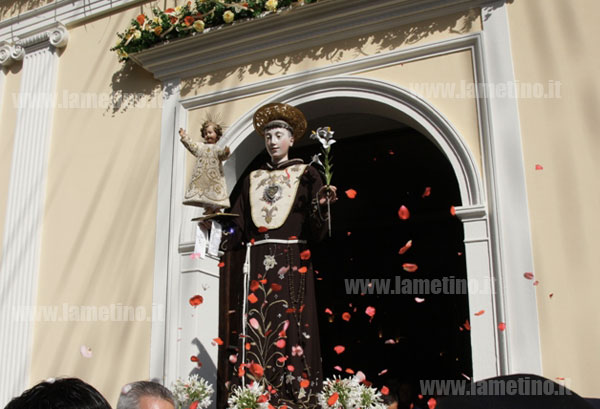 Lamezia: Celebrata festa in onore di Sant'Antonio
