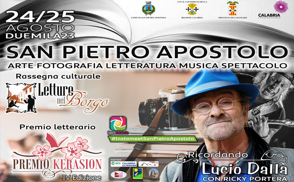 Al via quarta edizione di Letture nel Borgo e del Premio Letterario Kerasion a San Pietro Apostolo