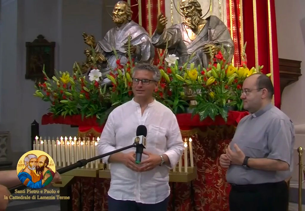 Lamezia e i suoi santi patroni su Sky per il programma "L'Italia dei Santi"