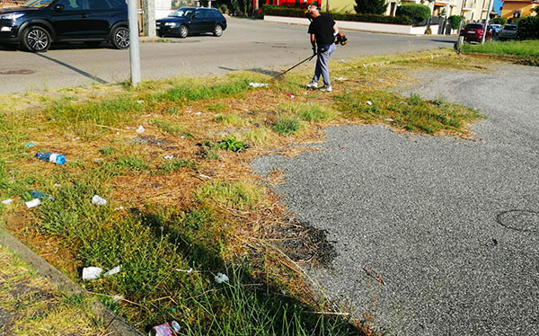 Lamezia, prosegue l’iniziativa di pulitura delle aree verdi del quartiere di Savutano