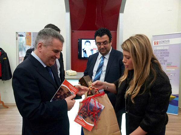 Legalità: Scalzo e Ardizzone visitano "bottega" di Libera 