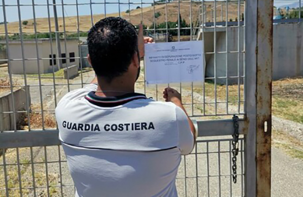 Ambiente, scarichi su terreno: sequestrato depuratore a Soverato