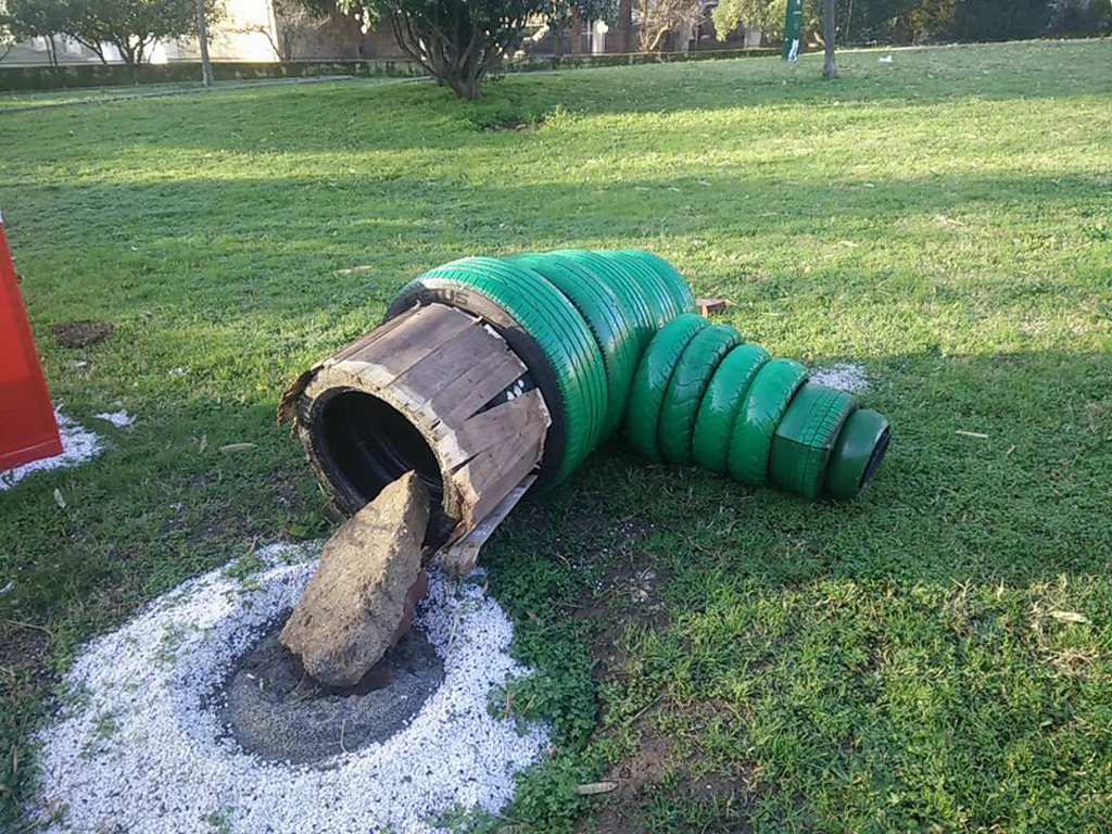 Lamezia: ancora atti vandalici al parco Lorenzo Scarpino