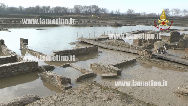 Calabria: Liberato dall'acqua percorso visitatori in parco archeologico SIbari
