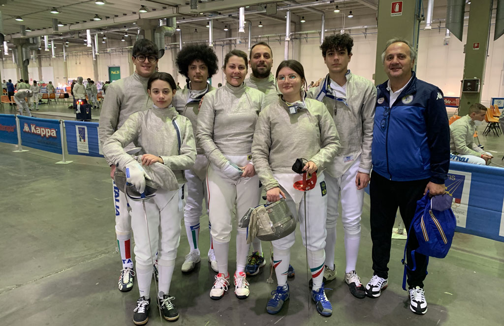 Il Circolo scherma Lametino ai Campionati italiani a squadre di Piacenza