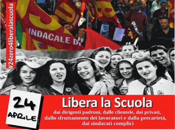 Anche in Calabria la scuola sciopera contro riforma Governo il 24 aprile 