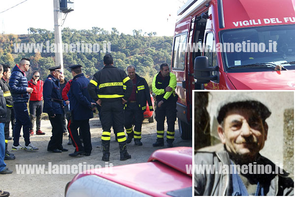 Lamezia: Uomo scomparso da frazione Zangarona. Si teme per sua incolumità