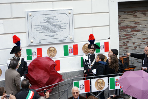 Lamezia, scoperta targa in memoria del patriota Francesco Stocco