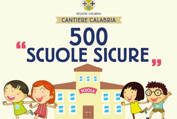 Regione: messe in sicurezza 141 scuole in Calabria: investiti oltre 218 milioni di euro