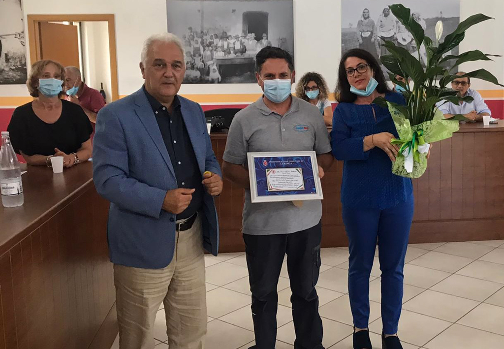 Coronavirus, l'amministrazione comunale di Curinga omaggia la Croce Rossa