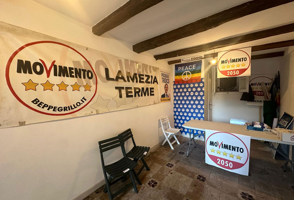 Lamezia, inaugurazione sede M5S con candidato Pasquale Tridico