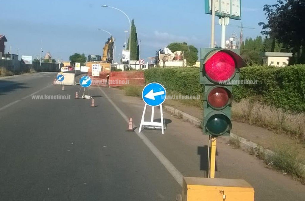 Lamezia: lavori rete gas su via delle Terme, attivato impianto semaforico