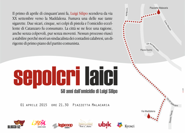 L'1 aprile passeggiata in ricordo di Luigi Silipo a Catanzaro