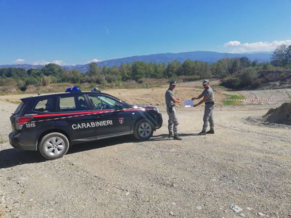 Sequestrati impianto inerti e area 70mila mq a Bisignano