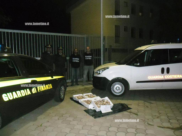 Calabria: Guardia costiera sequestra 300 chili di pesce a Corigliano