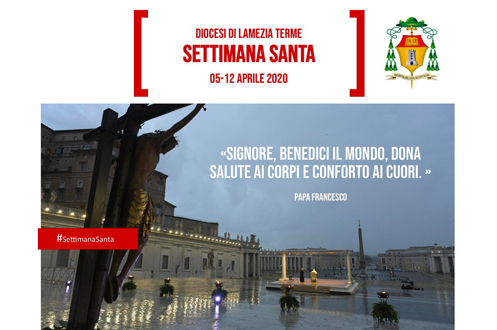 Lamezia, i riti della Settimana Santa ai tempi del Coronavirus