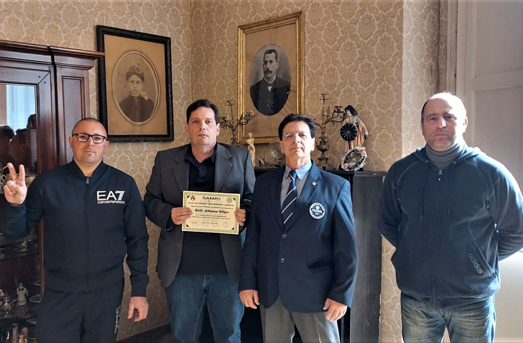 Silipo nominato socio onorario della Società Sportiva Accademia Arti Marziali Lamezia 1974