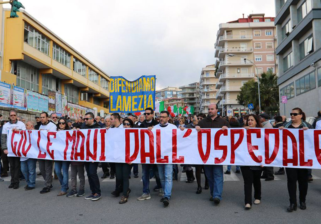 Lamezia, sit-in del "Coordinamento Sanità 19 marzo" davanti all’ospedale il 13 gennaio