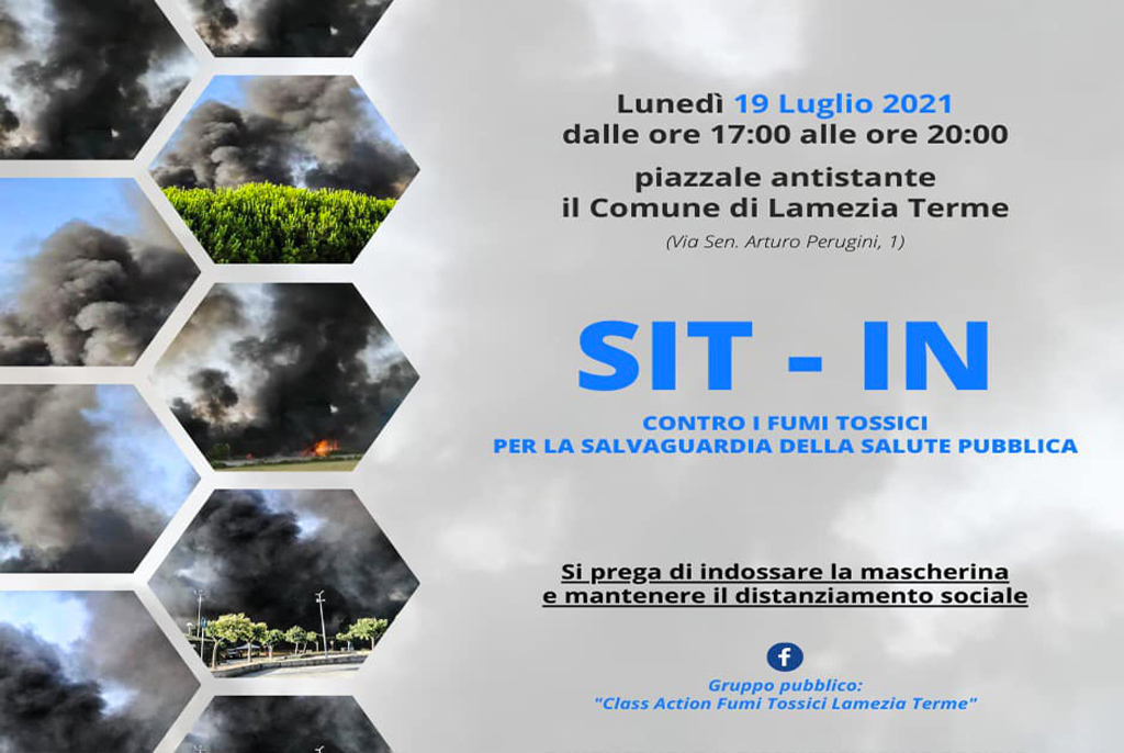Lamezia, il 19 luglio sit in contro i fumi tossici al Comune: ecco il programma 