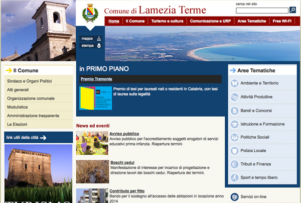 Lamezia: Bussola della trasparenza, il sito del Comune soddisfa indicatori ministero PA