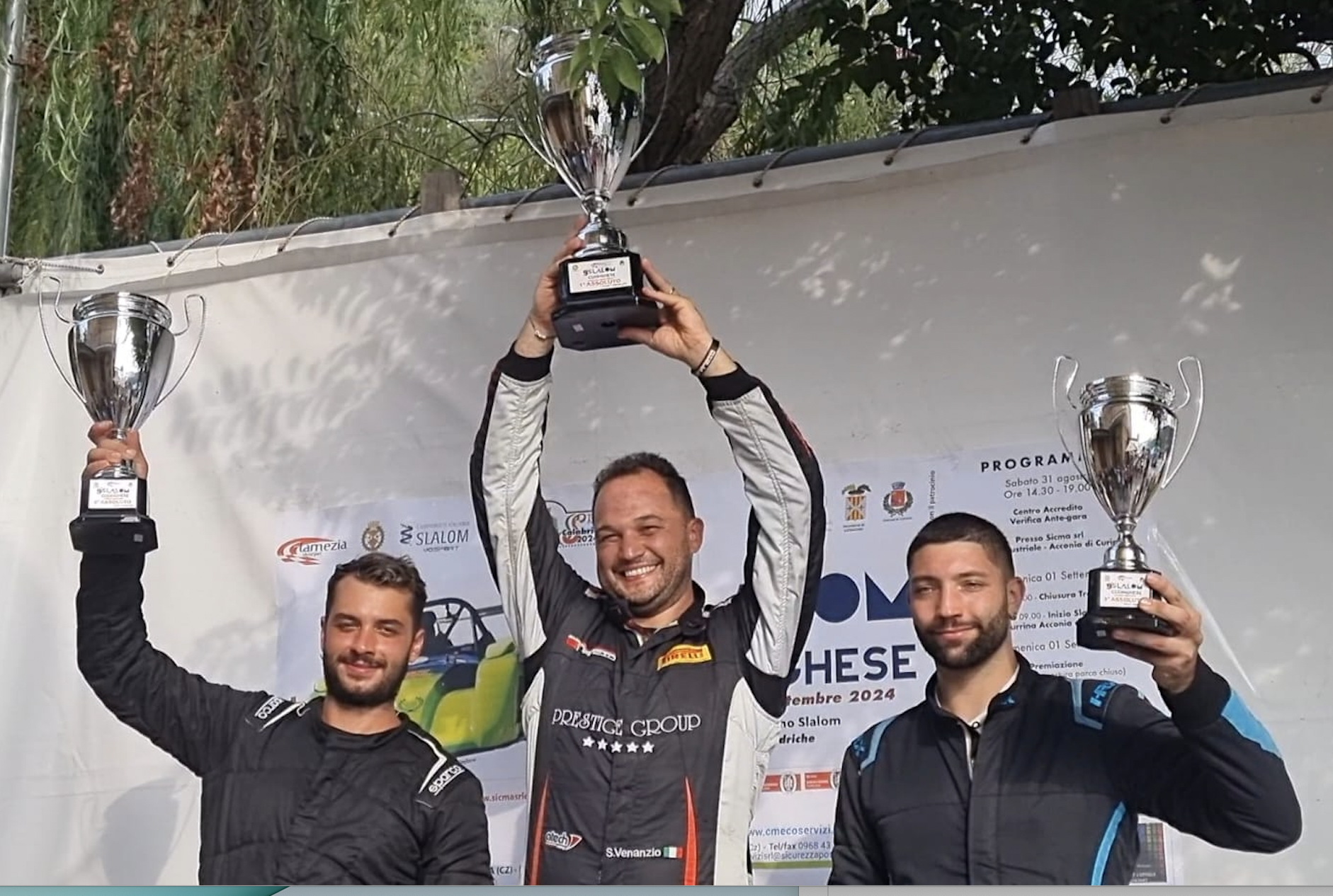 Salvatore Veneziano si aggiudica la nona edizione dello slalom curinghese