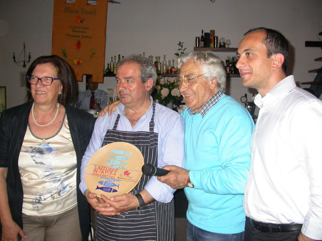 Slow Food, cena didattica a Soverato dedicata a “L’azzurro in tavola”