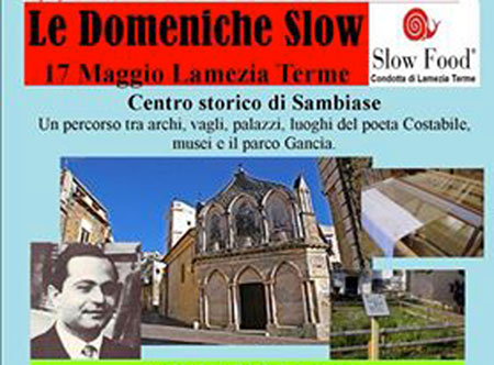 “La Domenica Slow”, tour guidato nel centro storico di Sambiase