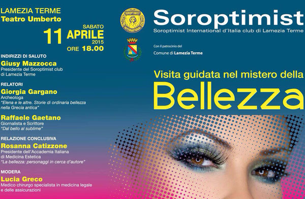 Lamezia: Soroptimist organizza convegno “Visita guidata nel mistero della bellezza”