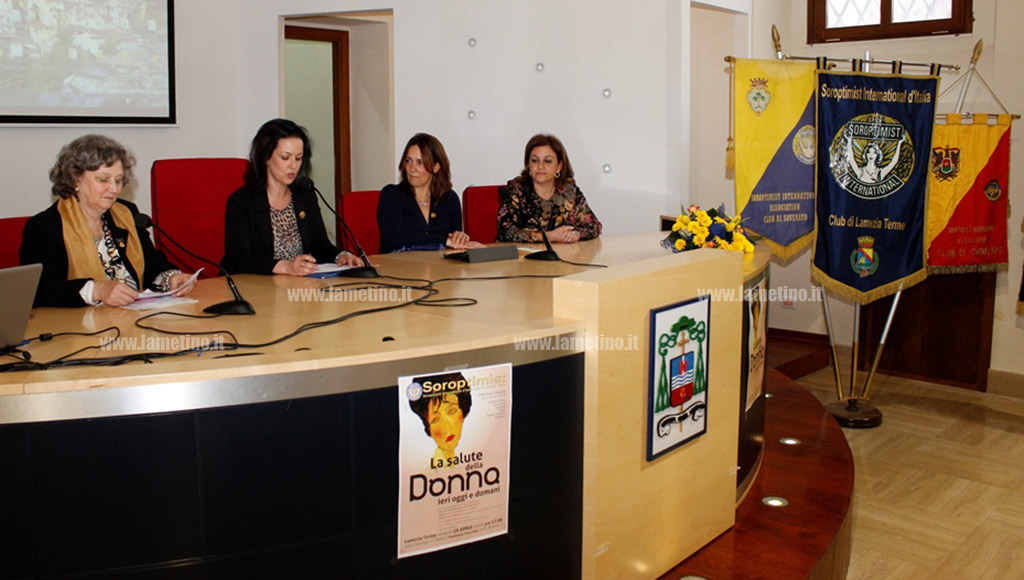 Lamezia, Soroptimist presenta "La salute della donna, ieri oggi e domani"