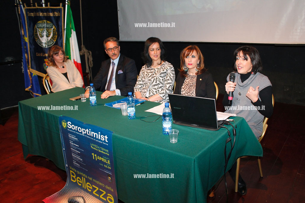 Lamezia: visita nel mondo della bellezza con Soroptimist club al Teatro Umberto