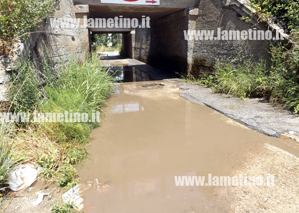 Lamezia: Sottopasso allagato, cittadini chiedono interventi a Comune