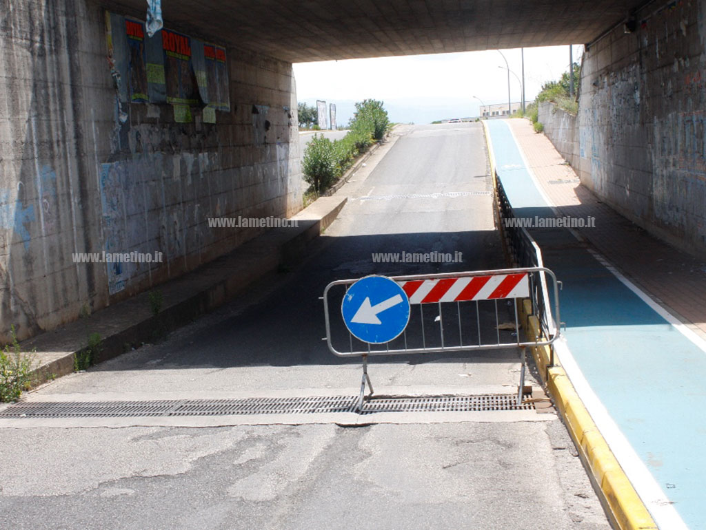 Lamezia: 10 e 11 chiusa strada per riparazione grate sottopasso via De Sensi