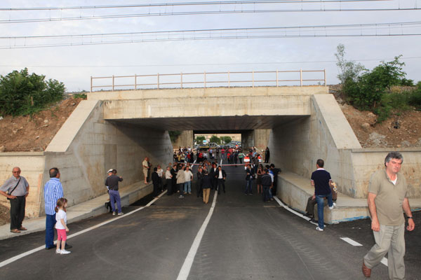 Curinga, inaugurato il nuovo sottopasso ferroviario