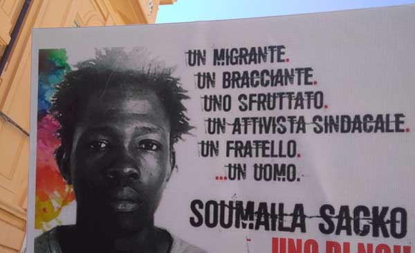 Migrante ucciso nel vibonese, Usb lo ricorda con serie iniziative