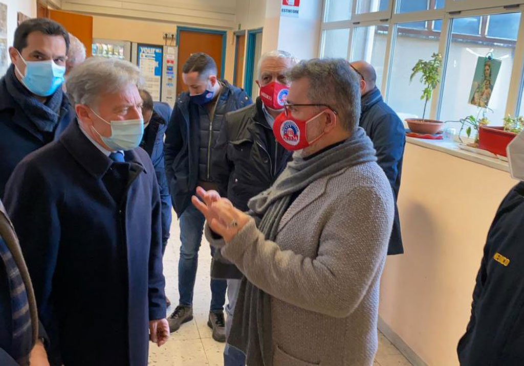 Sanità, Spirlì e Orsomarso visitano sede 118 di Cosenza 
