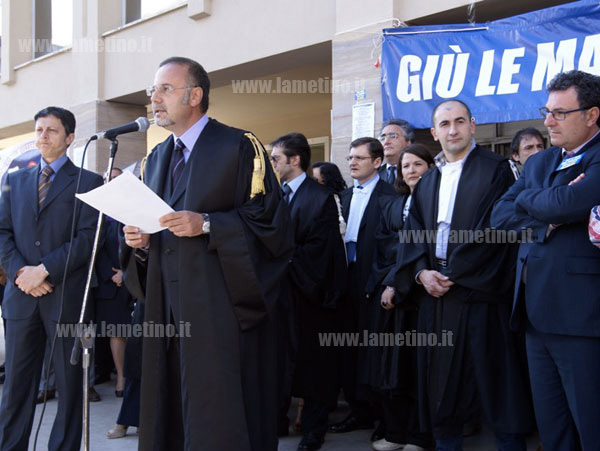 Lamezia: L'intervento integrale del presidente del tribunale Spadaro su Carovana Antimafie