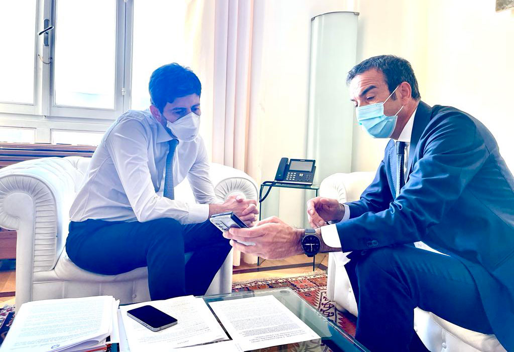 Occhiuto incontra Speranza: "Confronto positivo su sanità"