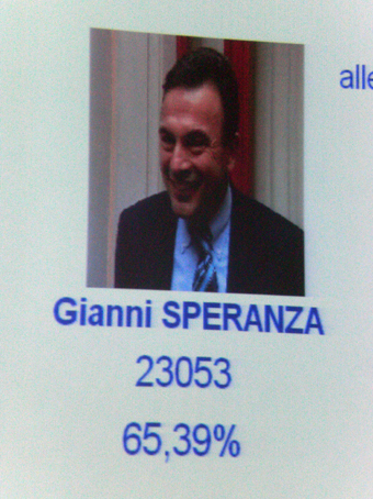 Ballottaggio Lamezia 2010/ Alle ore 17:38 scrutinate 78 sezioni su 78. Speranza al 65,39% è confermato sindaco di Lamezia
