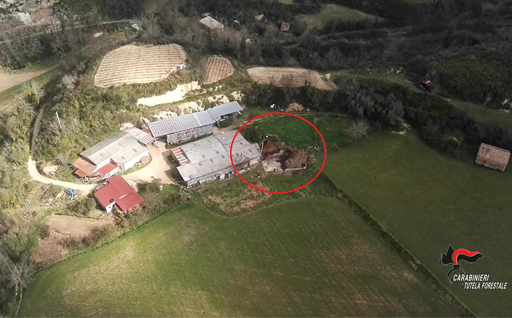 Sversamento reflui a Spilinga, denunciato titolare azienda zootecnica